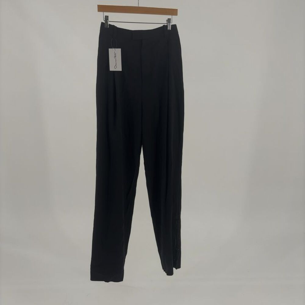 Oscar de la Renta Wool Pant in Multicolor